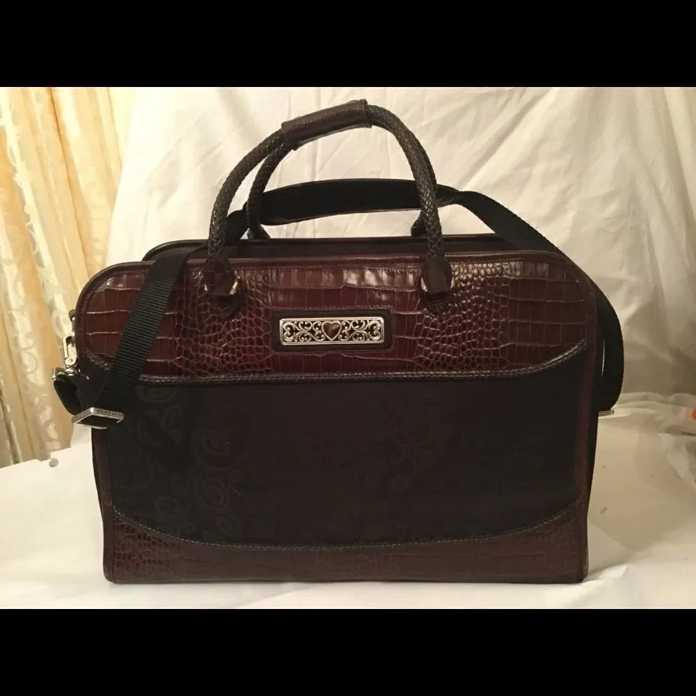 Brighton  Business Womens Shoulder Black Brown bag